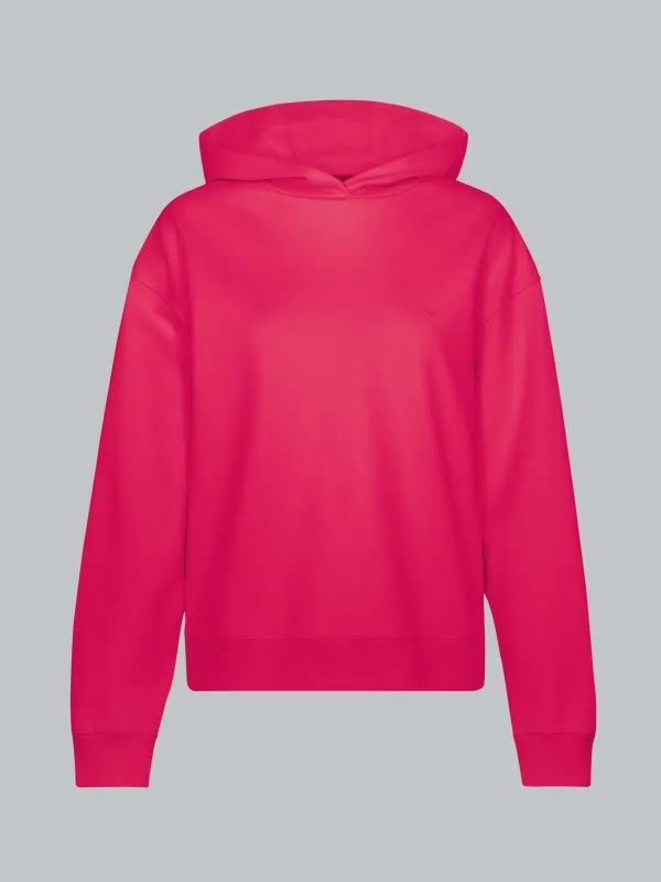 Dünner Oversize-Hoodie Koralle