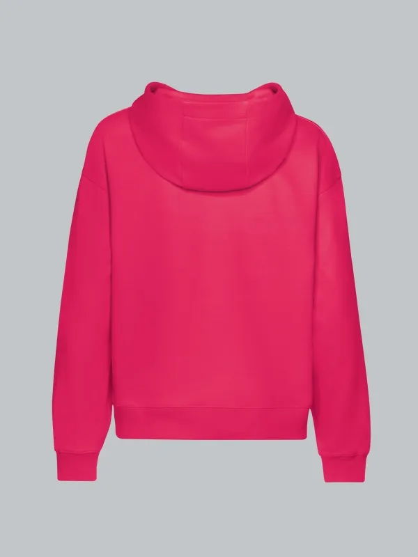 Dünner Oversize-Hoodie Koralle