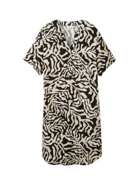 Gemustertes Kleid aus Viskose