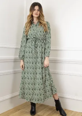 Kleid mit grafischem Print