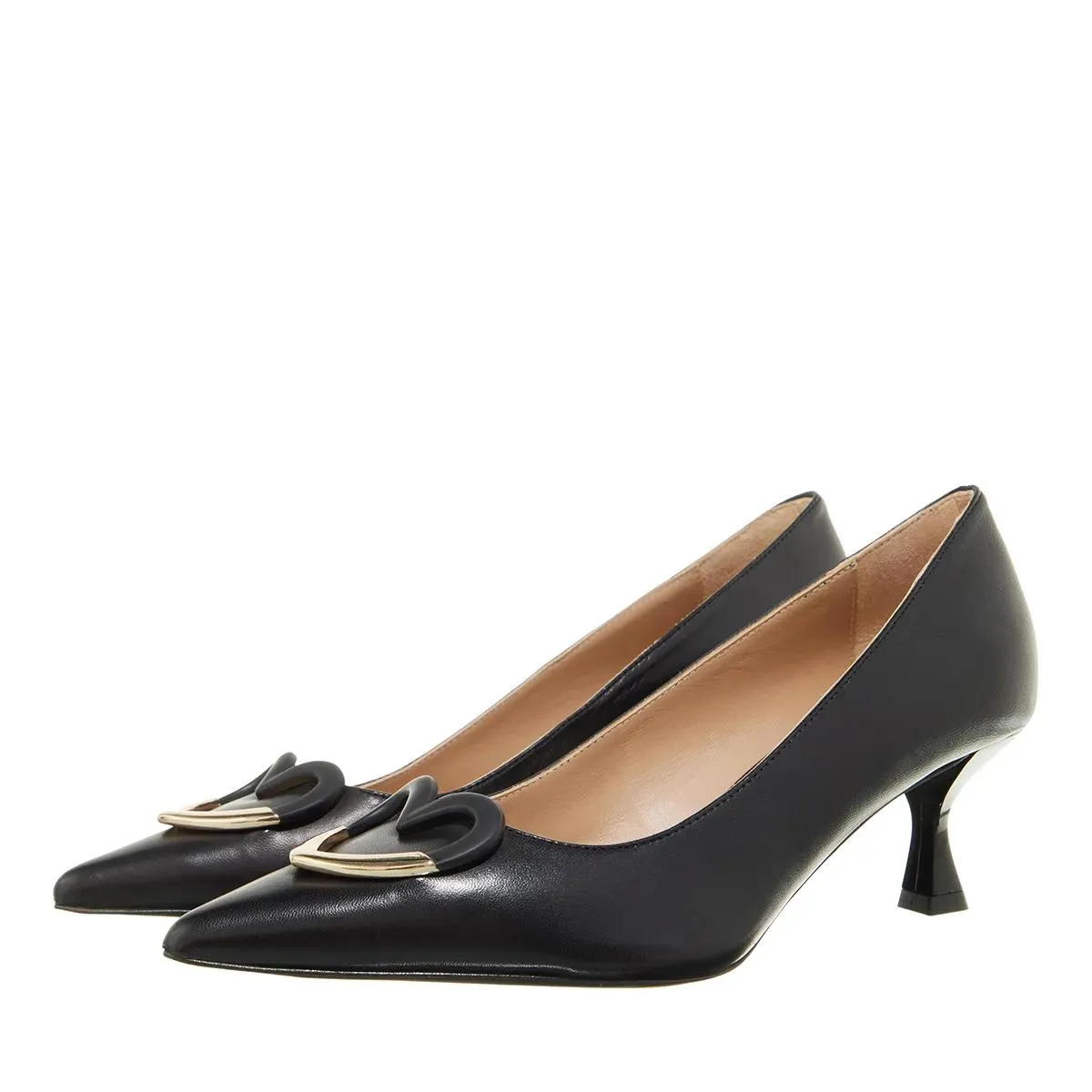  Love Moschino  Heart Plaque Scarpa Donna Nero  Pump 