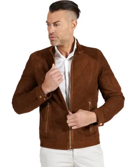 Motorrad lederjacke herren gelaserte Lederjacke lederfarben Ted