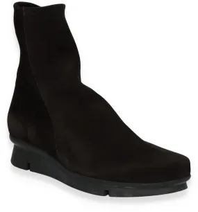 PADARO Damen-Boots aus Leder 102002000031 (Schwarz)