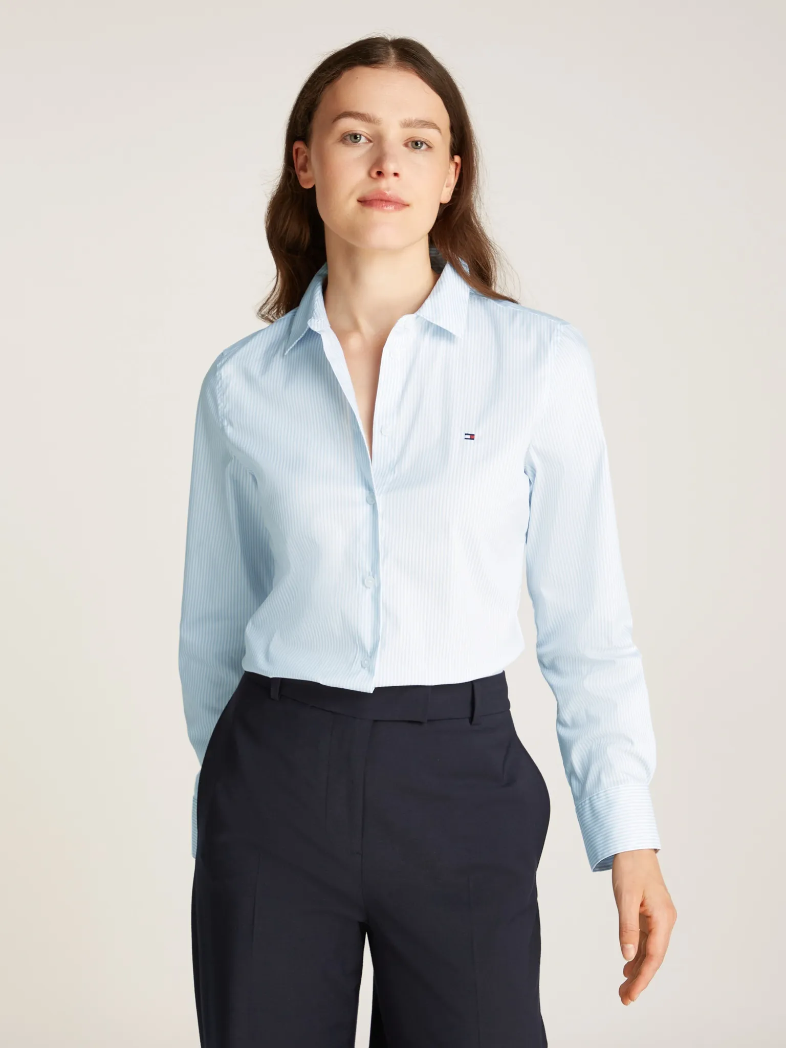 TOMMY HILFIGER Regular Fit Hemd aus Popeline 10767902